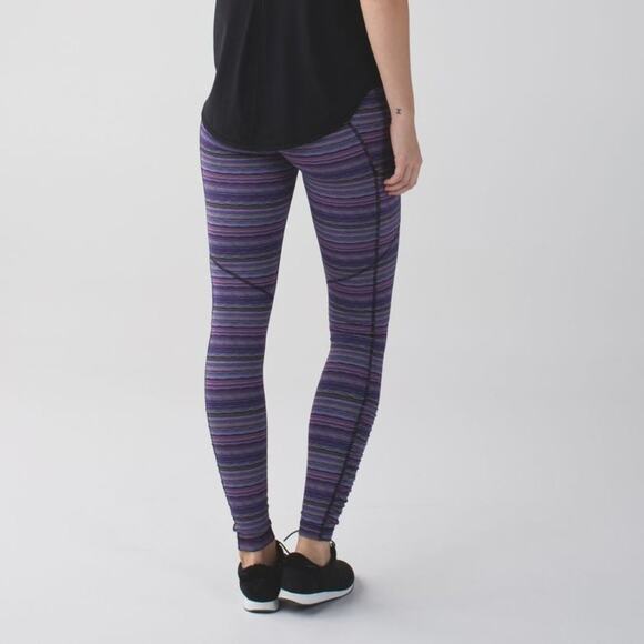 Lululemon Speed Tight IV Space Dye Twist Ultra Violet Multi / Black Size 8 - Picture 2 of 16